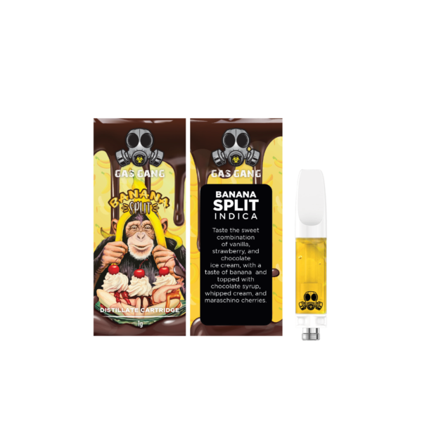 Gas Gang Banana Split Indica – 1 Gr. Cartridge